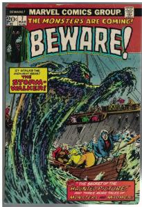 BEWARE (1973) 7 FR+  Mar. 1974