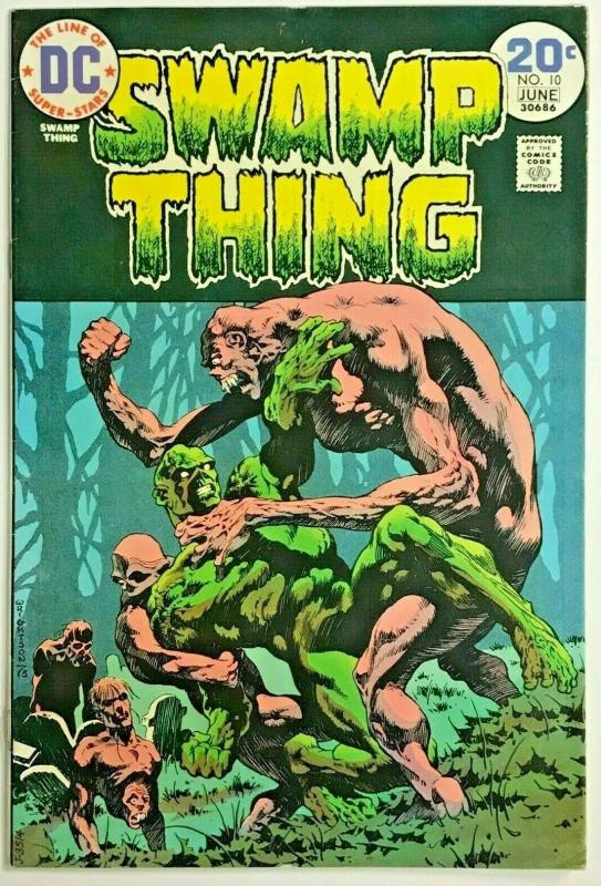 SWAMP THING#10  FN/VF 1974 DC BRONZE AGE COMICS