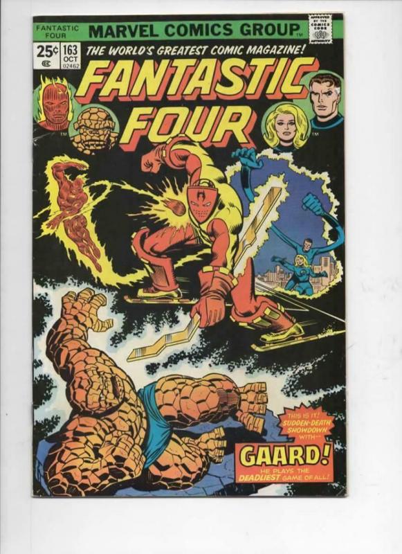 FANTASTIC FOUR #163, VG/FN, Gaard, Thing, 1961 1975, more FF in store