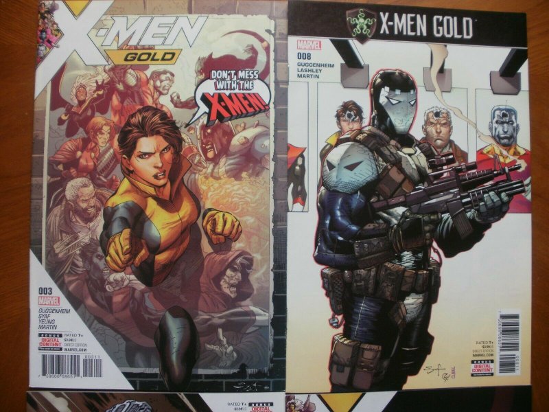 4 Near-Mint MARVEL Comic X-MEN GOLD #3 8 9 10 (2017) Secret Empire Kitty Omega