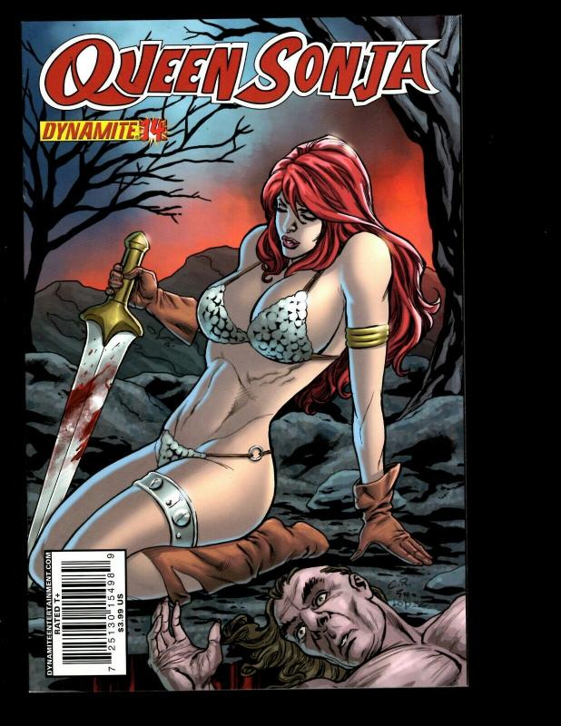 Lot Of 11 Queen Sonja Dynamite Comics # 1 3 4 5 6 7 10 11 13 14 15 Conan SM2