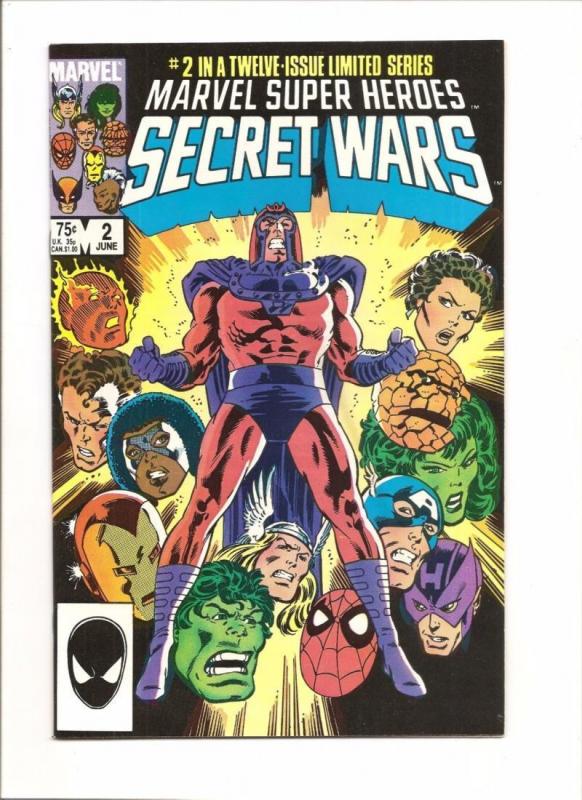 MARVEL SUPER-HEROES SECRET WARS #2, VF/NM, Magneto, Thor, 1984 more in store