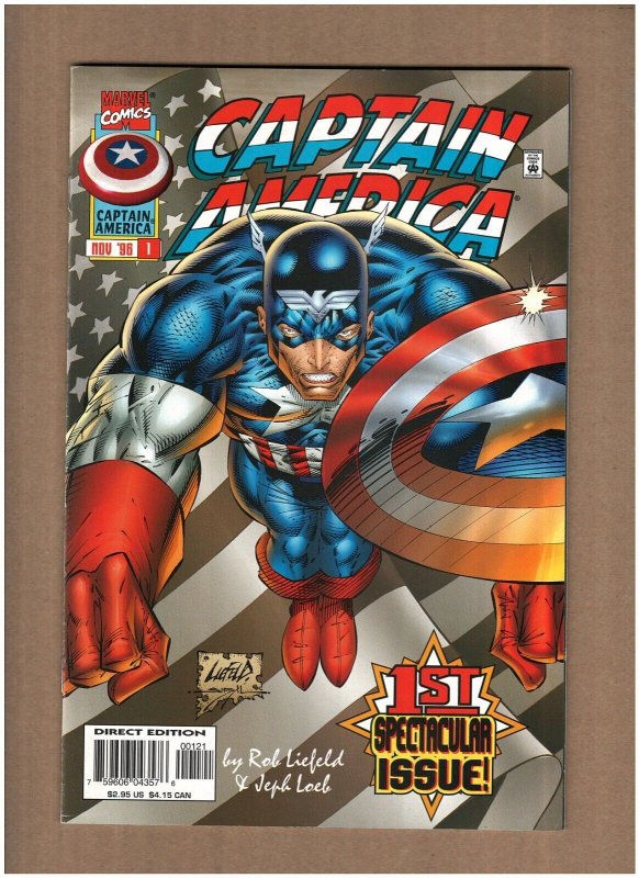 Captain America #1 Marvel Comics 1996 Variant Rob Liefeld VF/NM 9.0