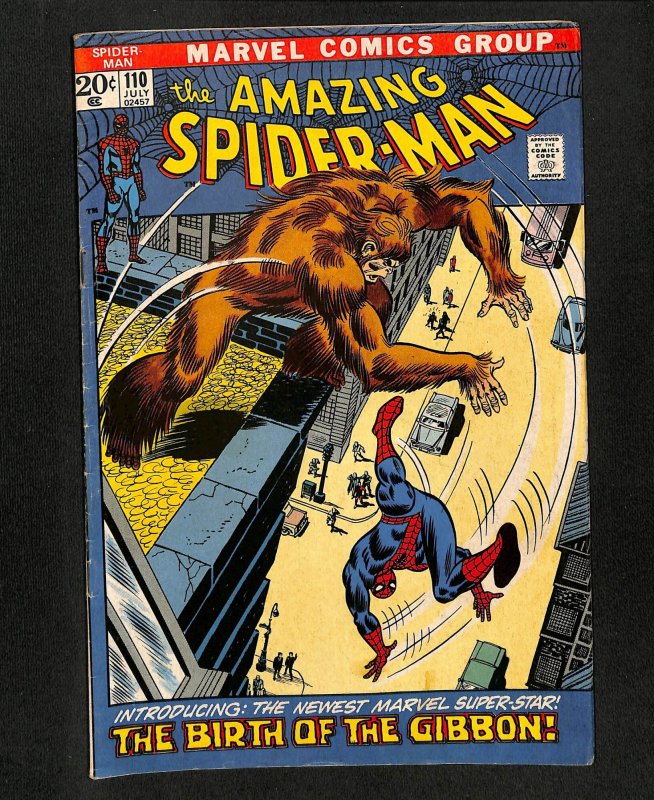 Amazing Spider-Man #110 1st Gibbon!