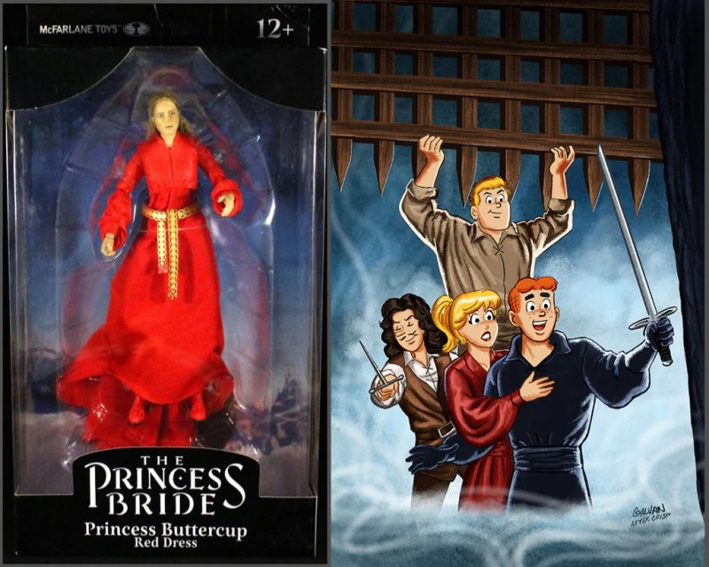 ARCHIE VALENTINES DAY PRINCESS BRIDE HOMAGE ACTION FIGURE PACK NM.
