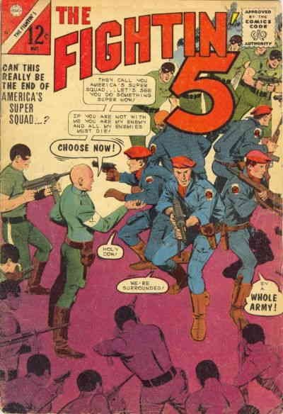 Fightin' 5 #32 VG ; Charlton | low grade comic