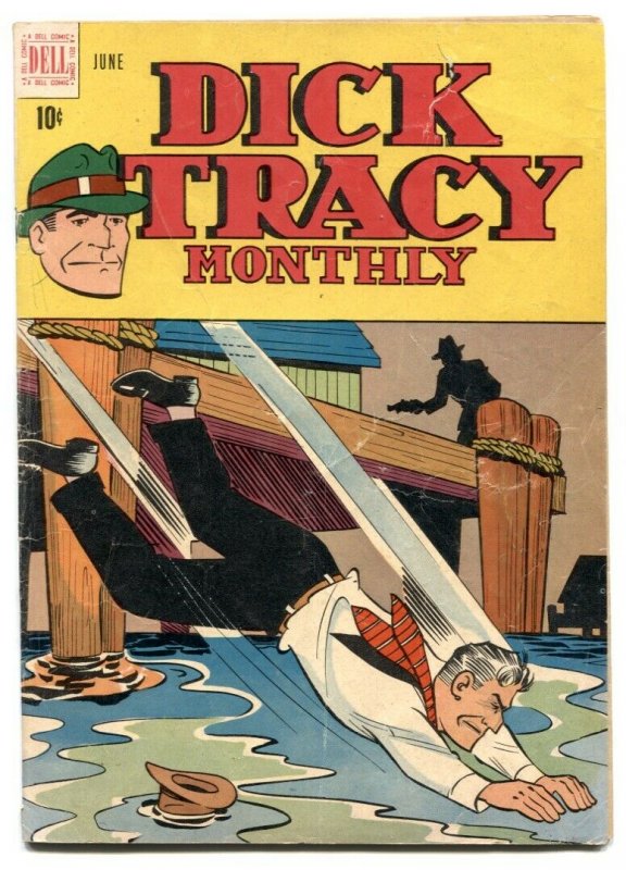 Dick Tracy #6 1948- Dell comics- Chester Gould VG-
