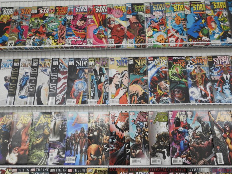 Huge Lot 210+ Comics W/ Dr. Strange, Avengers, Siege+ Avg VF- Condition!