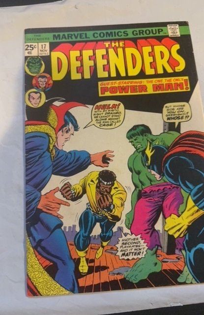 The Defenders #17 (1974)Wrecking crew and Luke cage