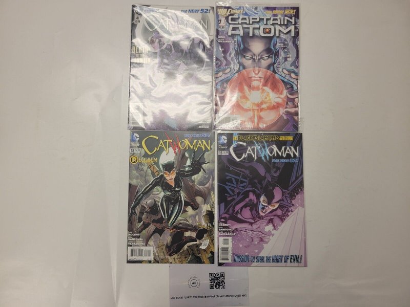 4 DC Comic Books #1 Captain Atom + #4 15 18 Catwoman 88 TJ26