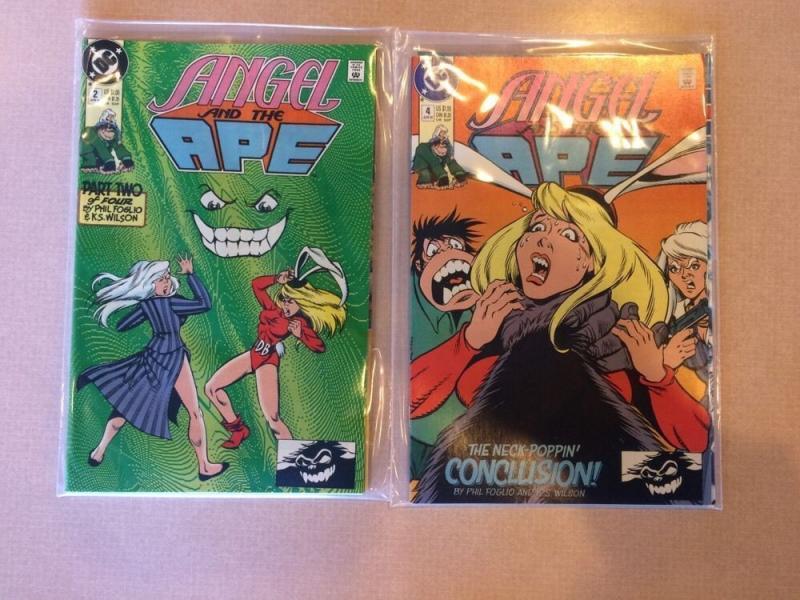 Angel And The Ape 1-4 Complete Near Mint Lot Set Run