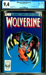 Wolverine Limited Series #2 CGC Graded 9.4 1st Yukio