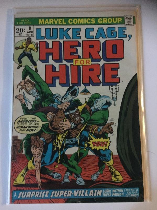 LUKE CAGE HERO FOR HIRE V1 #8 1973 / VF QUALITY