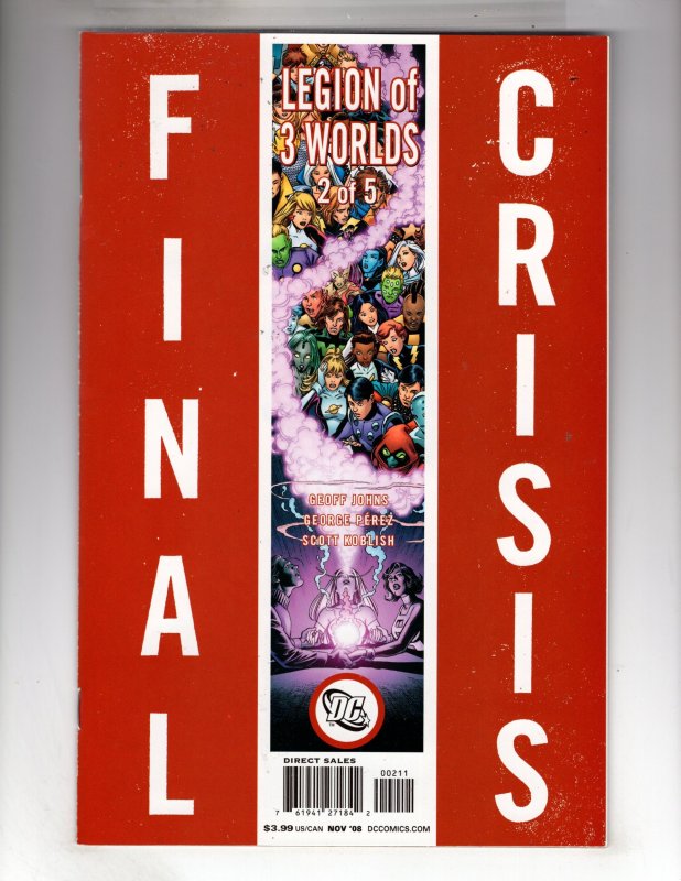 Final Crisis: Legion of Three Worlds #1 Sliver Cover (2008)       / GMA2