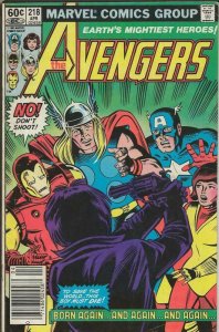 Avengers #218 ORIGINAL Vintage 1982 Marvel Comics Newsstand