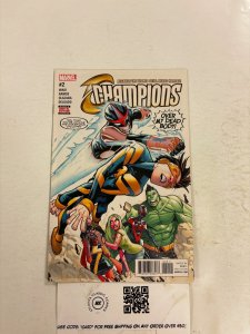 Champions #2 NM Marvel Comic Books Nova Cyclops Ms. Marvel 12 HH84