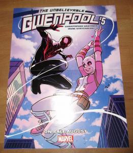 The Unbelievable Gwenpool #5 Reversible Folded Promo Poster (10 x 13) by Marvel 