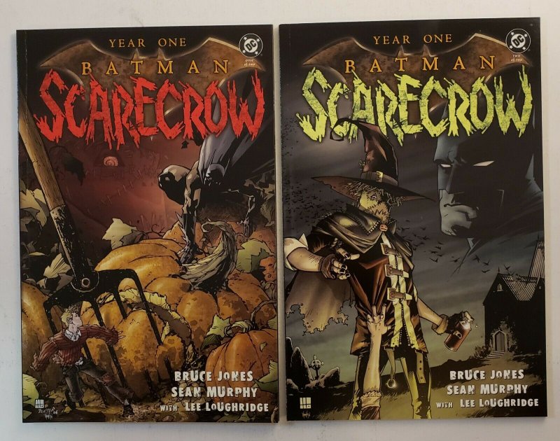 BATMAN SCARECROW YEAR ONE #1-2 COMPLETE SET DC 2005  PRESTIGE FORMAT NM