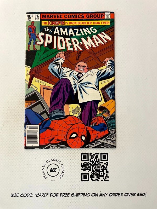 The Amazing Spider-Man # 197 NM-  Marvel Comic Book Venom Carnage Hulk 11 J892
