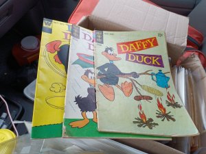 Daffy Duck 65 66 106 Gold Key Cartoon Comics Lot Run Set Bronze Age Collection