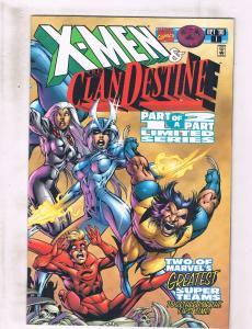 6 Marvel Comics X-Men Alpha & Prime Pizza Hut (Mini) #1 2 Clandestine # 1 2 J204