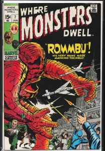 Where Monsters Dwell #7 (1971) Rommbu
