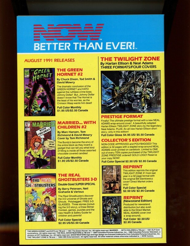 Green Hornet #1 - Money Talks! (8.5/9.0) 1991