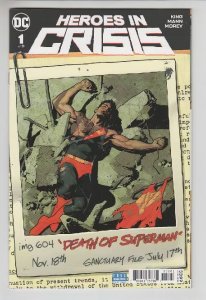 HEROES IN CRISIS (2018 DC) #1 VARIANT BLANK VAR ED