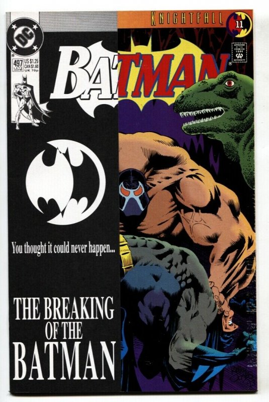 BATMAN #4972nd printing-rare-KNIGHTFALL-BANE BREAKS BATMAN