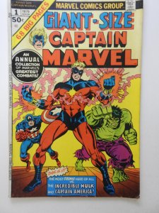 Giant-Size Captain Marvel  (1975) Trace indents VG Condition!