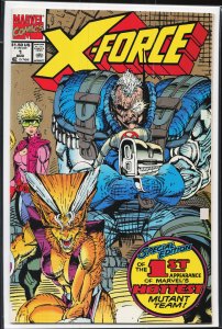 X-Force #1 Second Print Cover (1991) X-Force