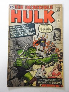 The Incredible Hulk #5 (1963) FN- Condition!