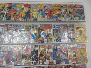Huge Lot 140+ Comics W/ Thor, Fantastic Four, Machine Man+ Avg VF- Condition!