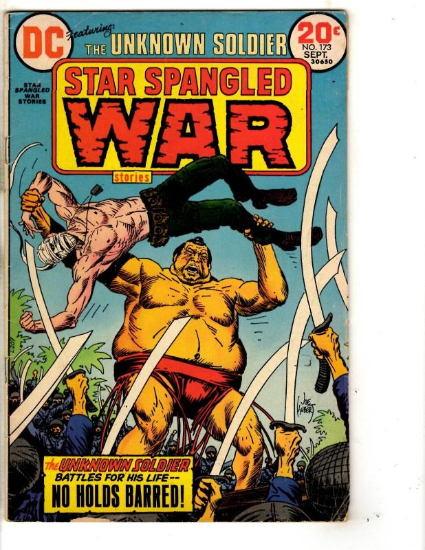 4 DC Comics Star Spangled War Stories 173 170 + Our Fighting Forces 160 143 J290