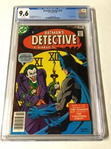 Detective Comics 475 Cgc 9.6 White Pages Joker Fish Cover