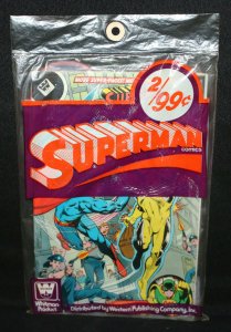 Superman 2pc Comic Book Pre-Pack by Whitman (Sealed) Action / Sman Adam Strange