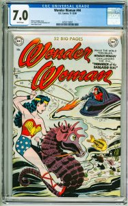 Wonder Woman #44 (1950) CGC 7.0! White Pages!