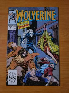 Wolverine #4 Direct Market Edition ~ NEAR MINT NM ~ 1989 Marvel Comics