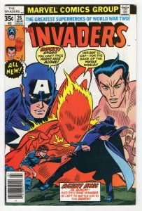 Invaders #26 VINTAGE 1978 Marvel Comics