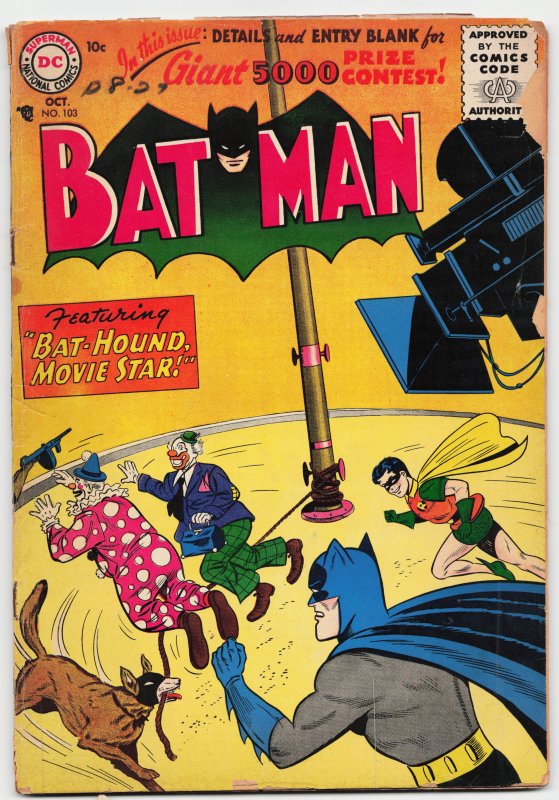 Batman #103 (1956) Batman and Robin