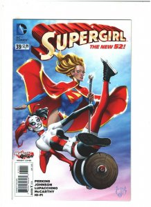 Supergirl #39 NM- 9.2 DC Comics 2015 Harley Quinn Variant