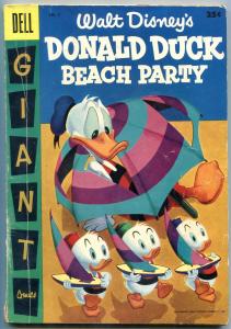 Walt Disney's Donald Duck Beach Party #3 1956- Dell Giant VG