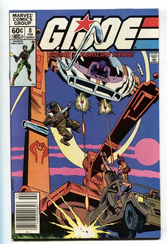 G.I. JOE #8 1983- Marvel Comics comic book-Newsstand