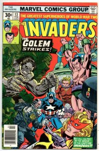 INVADERS #13, VF, Captain America, Human Torch, 1975, more in store