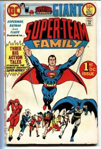 Super-Team Family #1 Neal Adams-Superman-Batman-1975-DC-1st issue-VG