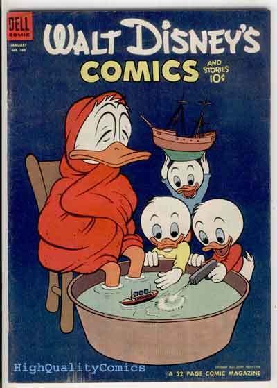 WALT DISNEY COMICS #160, FN, Mickey Mouse, Carl Barks, 1953, Donald Duck