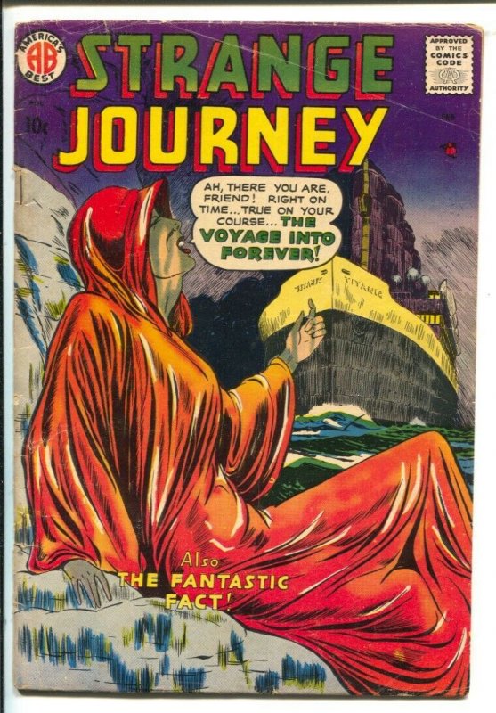 Strange Journey #3 1958- Silver age horror & Sci-fi- VG+ 