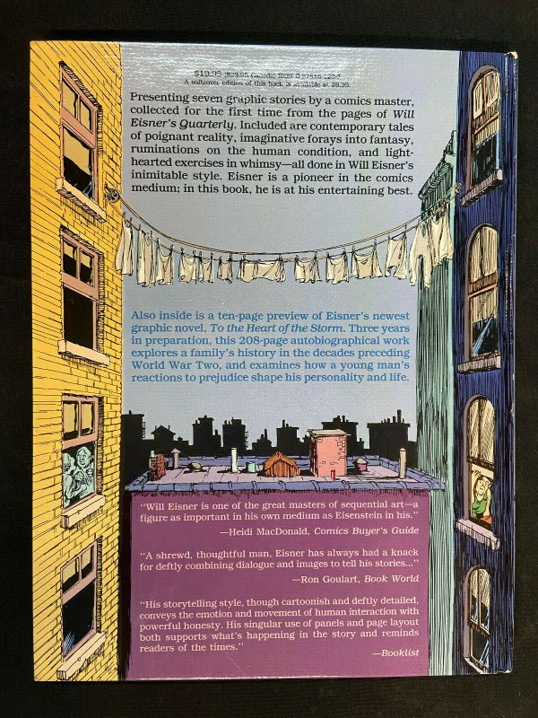 WILL EISNER READER HARDCOVER GRAPHIC NOVEL SIGNED