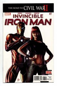 Invincible Iron Man #7 - 1st app Riri Williams - KEY - 1st Printing - 2016 - NM