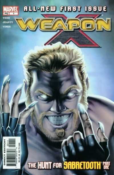 Weapon X (2002 series) #1, Fine- (Stock photo)